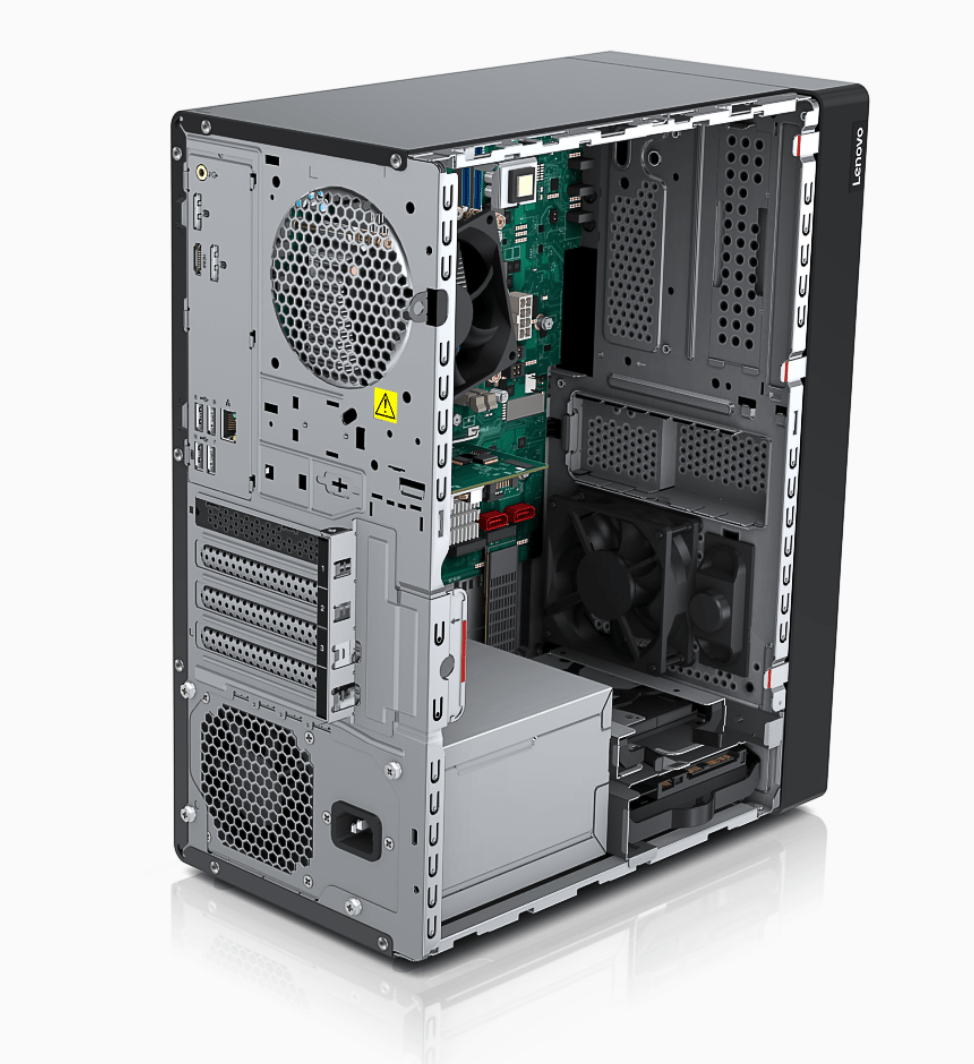 Lenovo ThinkSystem ST45 V3 7DH5A038LA vista interior del chasis