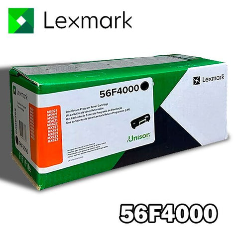 Tóner Lexmark 56F4000 negro vista principal del producto