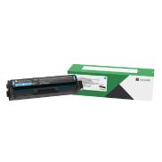 Lexmark 20N4XC0 tóner original cian de extra alto rendimiento, vista frontal
