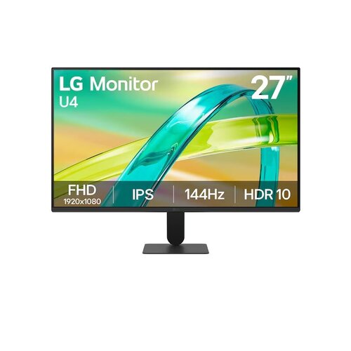 Monitor LG 27U411B-B de 27 pulgadas vista frontal