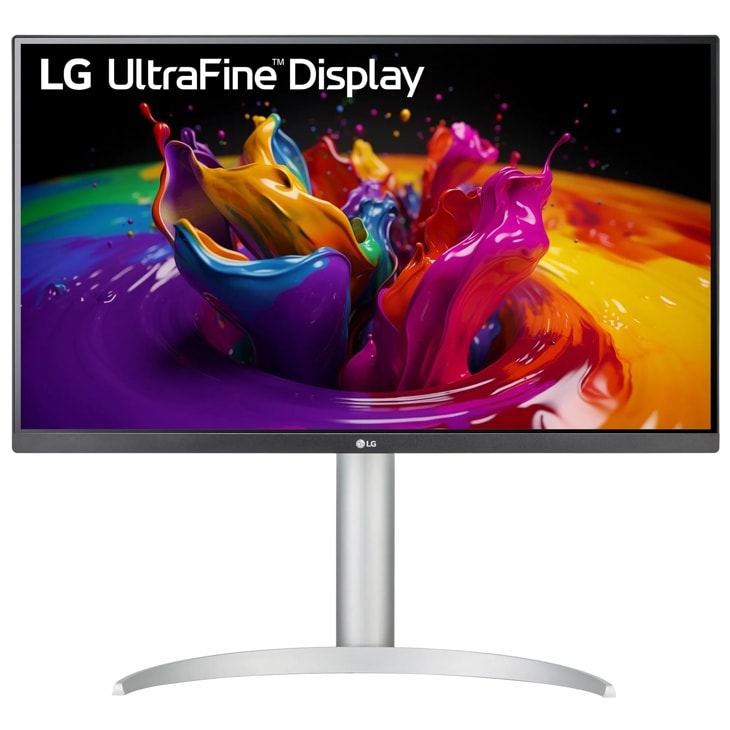 Monitor LG UltraFine 27UP850K-W 27 pulgadas 4K, vista frontal