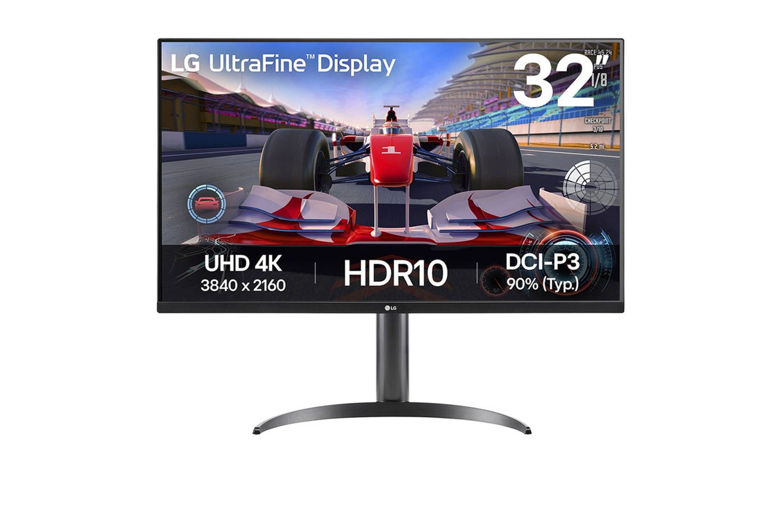 LG 32UR550K - B – MONITOR ULTRAFINE 31.5″ 4K UHD (VA), HDR10, DCI - P3 90%, 60 HZ, 4 MS, ALTURA/PIVOTE/INCLINACIÓN AJUSTABLES, ALTAVOCES MAXXAUDIO 32UR550K-B - SMART BUSINESS