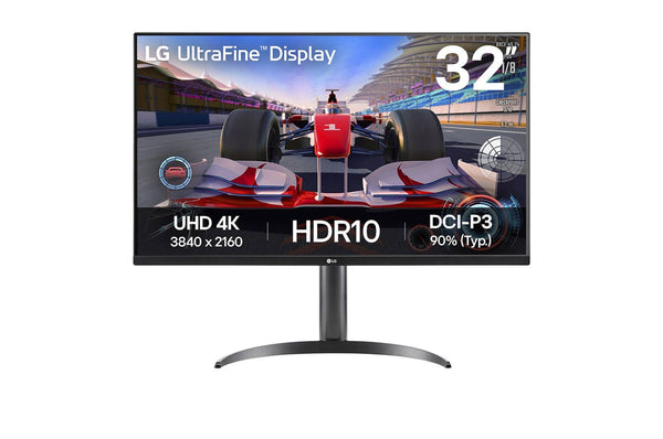 LG 32UR550K - B – MONITOR ULTRAFINE 31.5″ 4K UHD (VA), HDR10, DCI - P3 90%, 60 HZ, 4 MS, ALTURA/PIVOTE/INCLINACIÓN AJUSTABLES, ALTAVOCES MAXXAUDIO 32UR550K-B - SMART BUSINESS