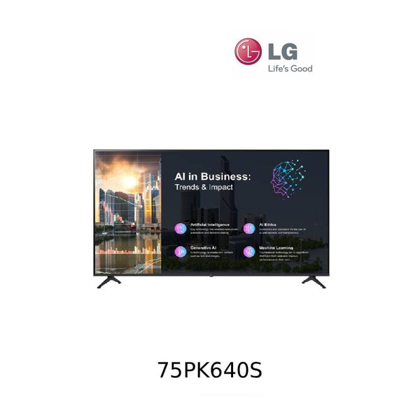 LG 75PK640S pantalla comercial 75 pulgadas 4K UHD Signage