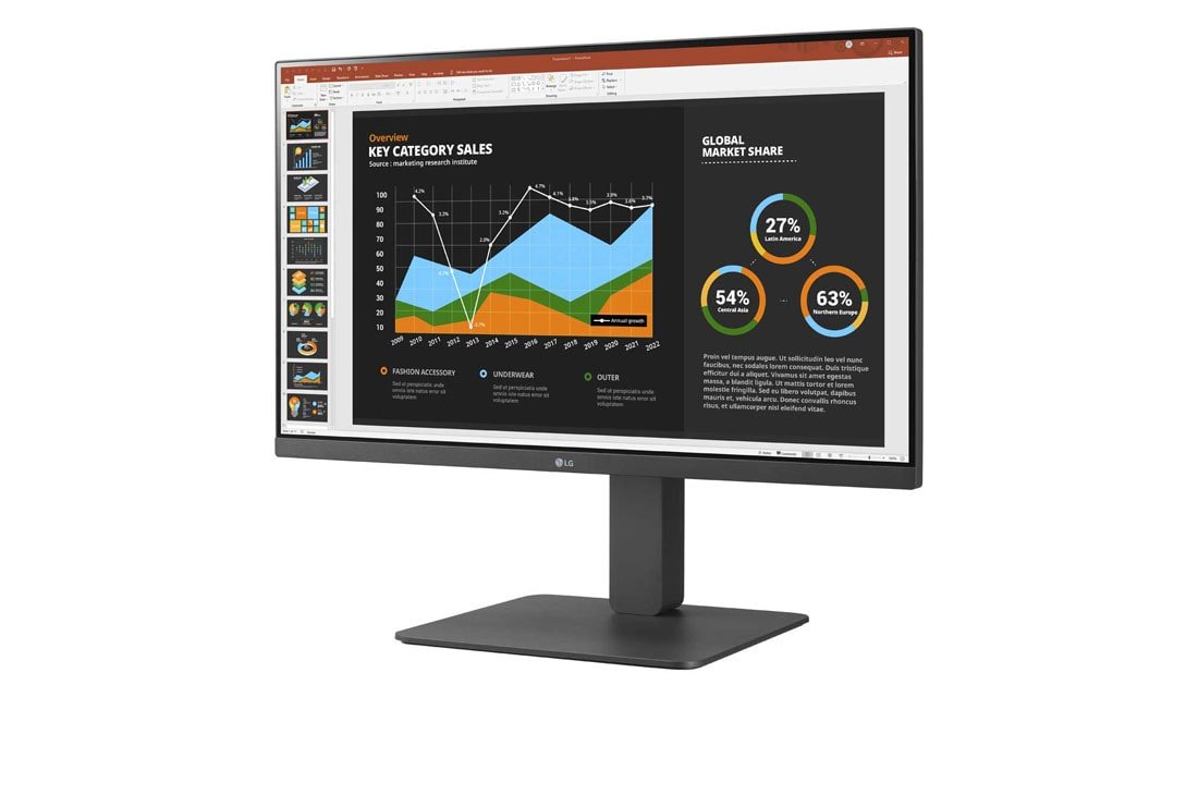 MONITOR LG LED 24" B2B IPS 24BR650 PIVOT USB TIPOC DAISY CHAIN de Lg | first_variant_option_1 — Envío inmediato