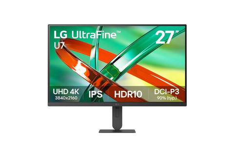 Monitor LG UltraFine U7 27U711B-B vista frontal