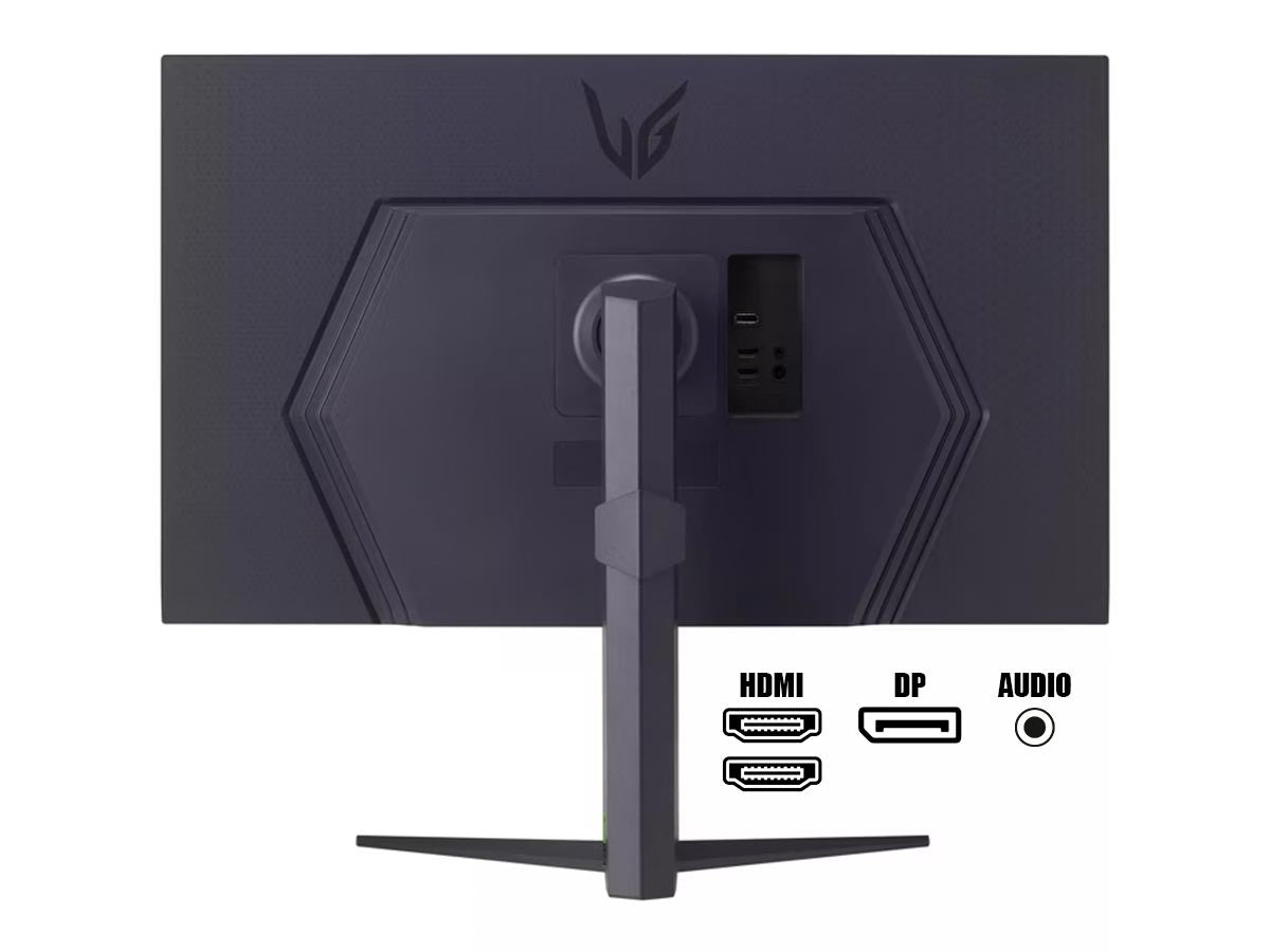 Monitor para Juegos LG UltraGear 32" 32GS75Q, QHD IPS, 2560 x 1440, HDMI, DisplayPort, 180Hz, 1ms, G-SYNC Compatible, Pivote Ajustable - SMART BUSINESS