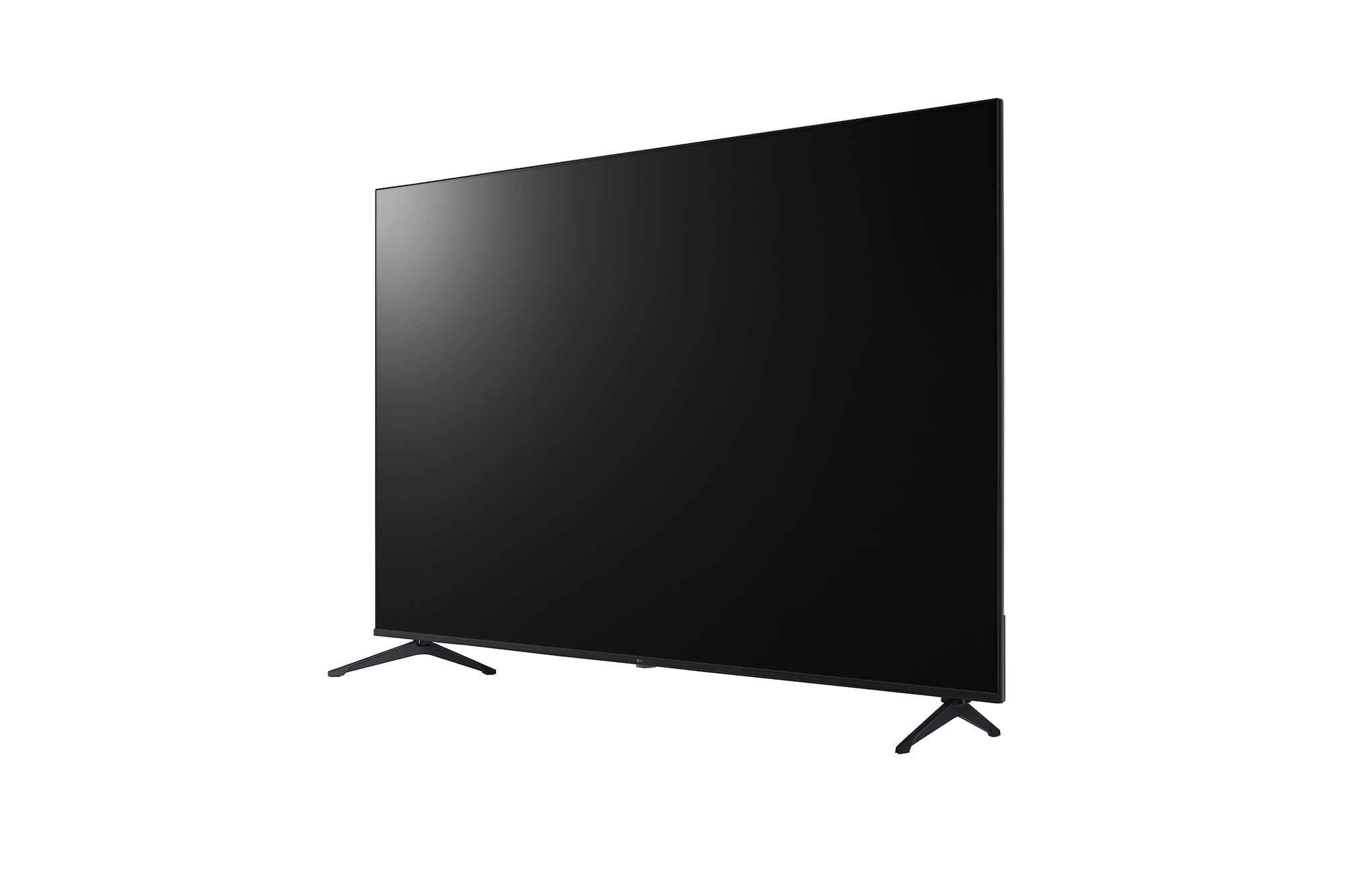LG 75PK640S pantalla comercial de 75 pulgadas — vista en perspectiva de 45 grados