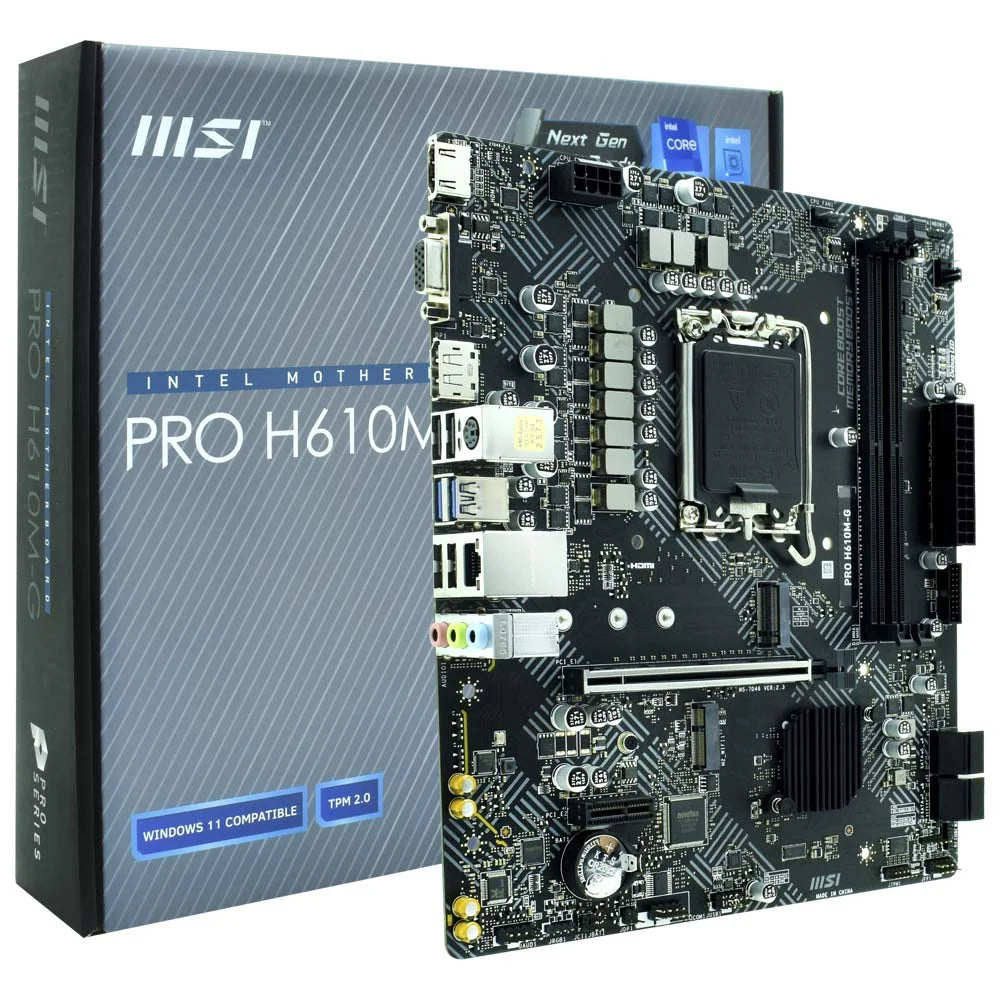 MSI PROH610MG vista principal