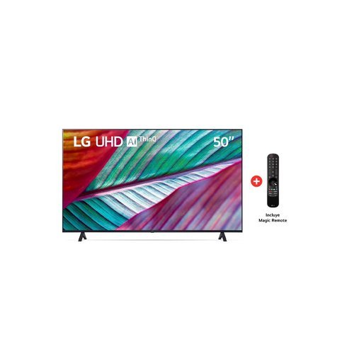 LG SMART LED - LCD TV UR871 DE 50 PULGADAS - 4K UHD, HDR10, HLG, ASISTENTE DE GOOGLE, ALEXA, APPLE HOMEKIT, AIRPLAY 2 - NEGRO, 3840 X 2160 RESOLUCIÓN 50UR871C0SA.AWF - SMART BUSINESS