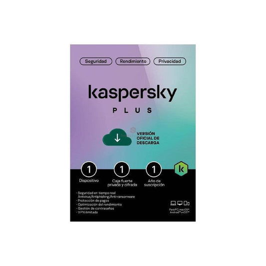 KASPERSKY PLUS 1PC 1YEAR - KL1042DDAFS