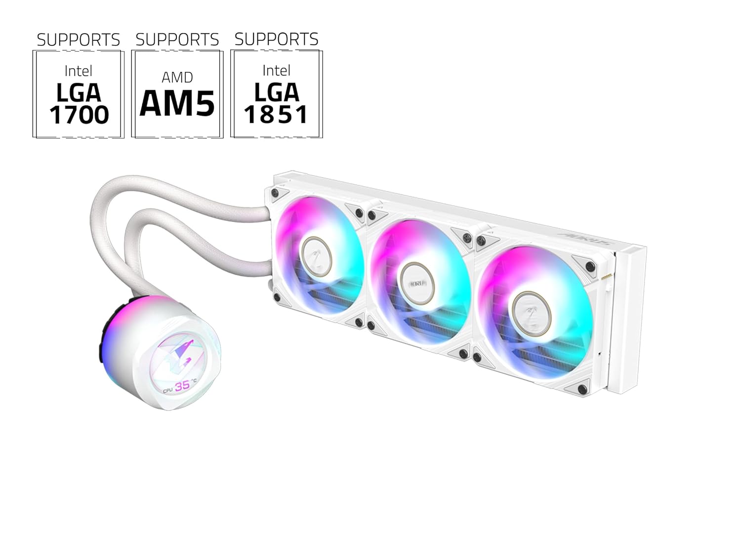 LIQUID COOLING AORUS WATERFORCE II 360 ICE GP - AORUS WATERFORCE II 360 ICE GP-AORUS WATERFORCE II 360I - SMART BUSINESS