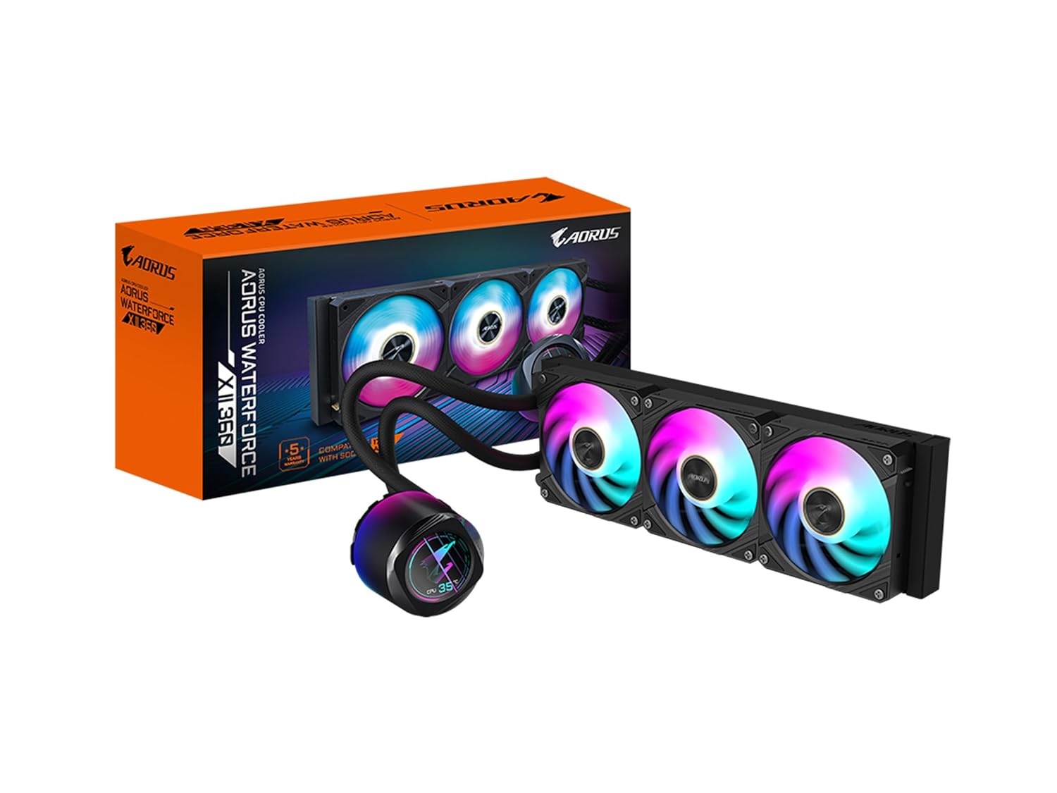 LIQUID COOLING AORUS WATERFORCE X II 360 GP - AORUS WATERFORCE X II 360 GP-AORUS WATERFORCE X II 360 - SMART BUSINESS