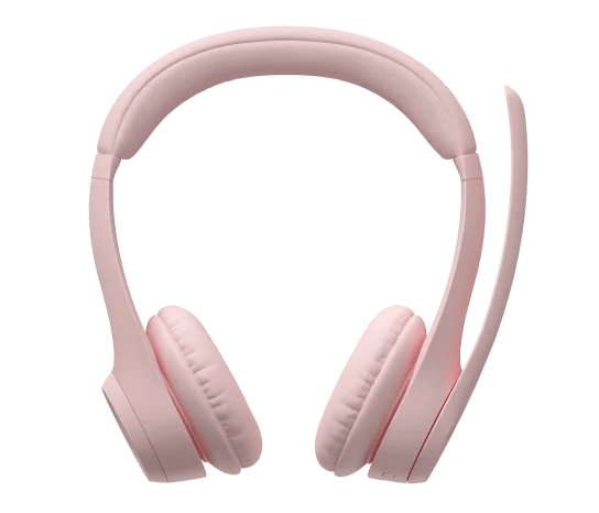 Auriculares Inalámbricos Logitech Zone 300 Rose - Bluetooth 5.3 Multipunto - 2 Micrófonos MEMS con Cancelación de Ruido - Batería hasta 20h - Ultraligeros (122g) - Compatible con Windows, macOS y Certificación Works With Chromebook (981-001411) de Logitech | first_variant_option_1 — Envío inmediato