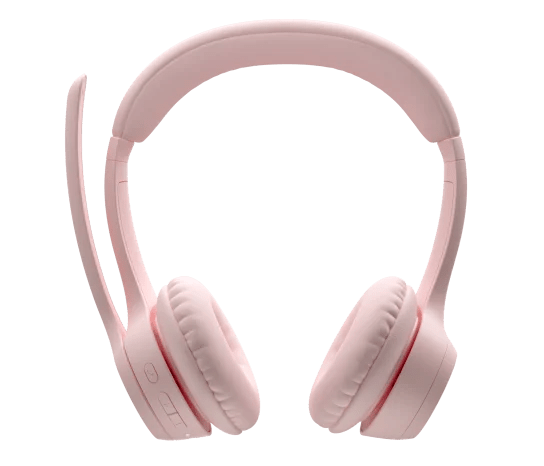 Auriculares Inalámbricos Logitech Zone 300 Rose - Bluetooth 5.3 Multipunto - 2 Micrófonos MEMS con Cancelación de Ruido - Batería hasta 20h - Ultraligeros (122g) - Compatible con Windows, macOS y Certificación Works With Chromebook (981-001411) de Logitech | first_variant_option_1 — Envío inmediato
