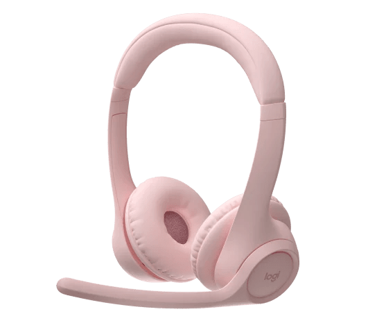 Auriculares Inalámbricos Logitech Zone 300 Rose - Bluetooth 5.3 Multipunto - 2 Micrófonos MEMS con Cancelación de Ruido - Batería hasta 20h - Ultraligeros (122g) - Compatible con Windows, macOS y Certificación Works With Chromebook (981-001411) de Logitech | first_variant_option_1 — Envío inmediato