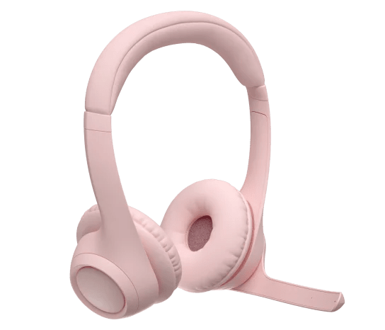 Auriculares Inalámbricos Logitech Zone 300 Rose - Bluetooth 5.3 Multipunto - 2 Micrófonos MEMS con Cancelación de Ruido - Batería hasta 20h - Ultraligeros (122g) - Compatible con Windows, macOS y Certificación Works With Chromebook (981-001411) de Logitech | first_variant_option_1 — Envío inmediato