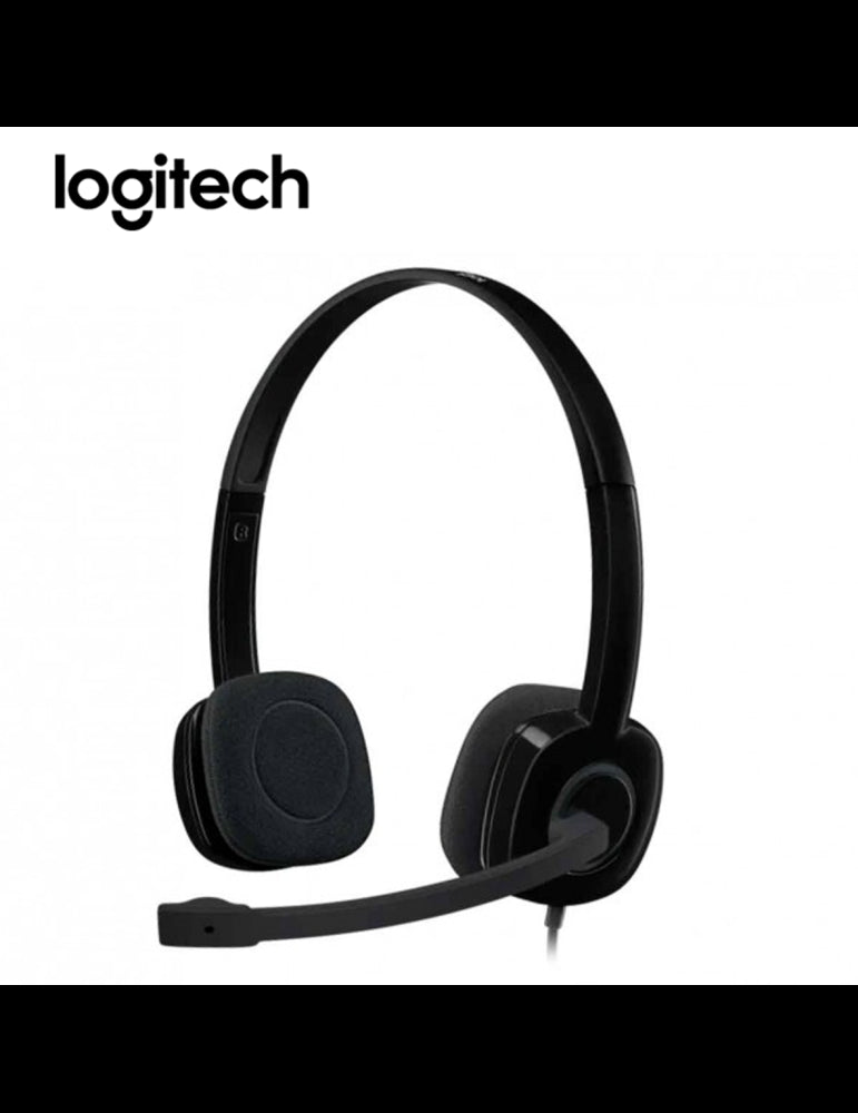 Logitech Auriculares Logitech H151 Cableado Sobre la cabeza Estéreo - Negro - Binaural - Supra-aural - 22Ohm - 20Hz a 20kHz - 180cm Cable - Cancelación de ruido - Mini-phone (3.5mm) - SMART BUSINESS