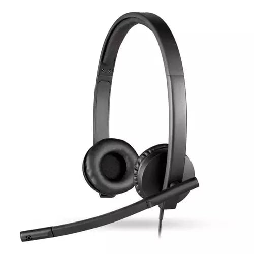 Auriculares Logitech H570e Estéreo (Doble) - Alámbricos USB - Micrófono con Cancelación de Ruido y Eco Acústico - DSP - Controles en Línea - Apto para Cisco y Chromebook (981-000574) de Logitech | first_variant_option_1 — Envío inmediato