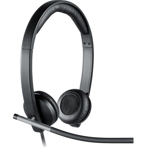 LOGITECH AURICULARES LOGITECH H650E CABLEADO SOBRE LA CABEZA ESTÉREO - BINAURAL - SUPRA - AURAL - 50HZ A 10KHZ - FUNCIÓN DE CANCELACIÓN DE RUIDO AMBIENTE MICRÓFONO - USB 981-000518 - SMART BUSINESS