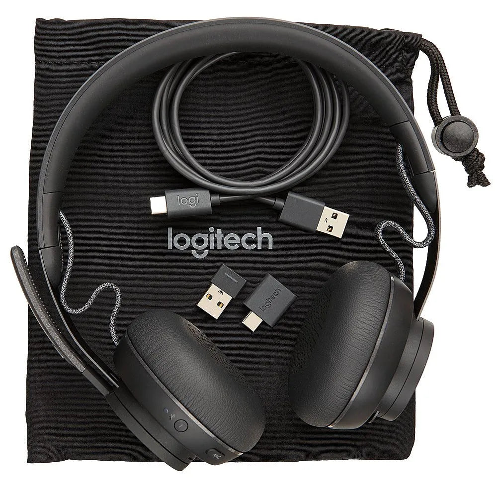 Logitech Auriculares Logitech Zone Wireless Inalámbrico Sobre La Cabeza Estéreo- 3000Cm - Bluetooth - 30Hz A 13Khz - Omnidireccional, Electret- Cancelación De Ruido - SMART BUSINESS