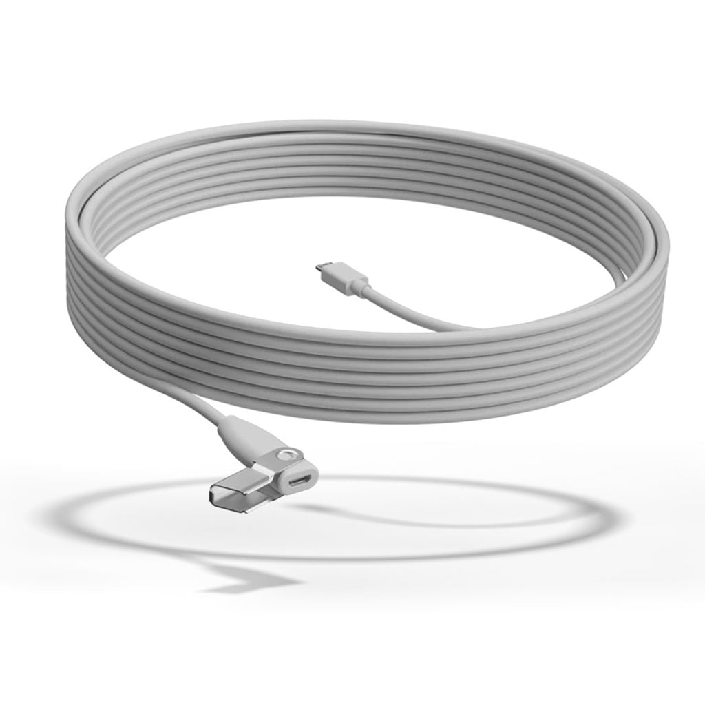 LOGITECH CABLE DE EXTENSIÓN PARA MICRÓFONO RALLY MIC POD - 10M - COMPATIBLE CON SISTEMAS DE VIDEO CONFERENCIA - ALTA CALIDAD DE CONEXIÓN 952-000047 - SMART BUSINESS