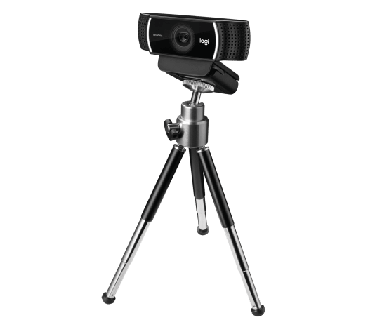 Logitech C922 Pro Stream cámara web 960-001087 - vista con trípode
