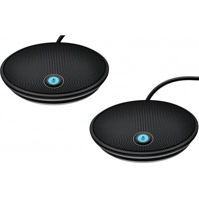 LOGITECH GROUP EXPANSION MICROPHONES ONLY - JUEGO DE MICRÓFONO 989-000171 - SMART BUSINESS