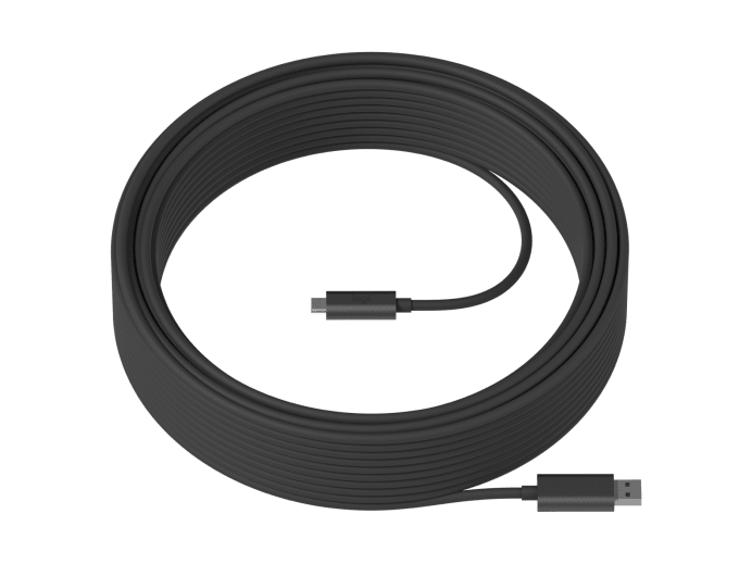 Cable Logitech Strong USB 3.2 Gen 2 de 25 metros, código 939-001802