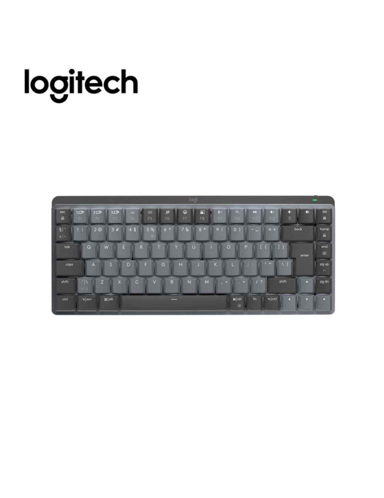 TECLADO LOGITECH INALAMBRICO MX MECHANICAL MINI Y SENSORES DE LUZ AMBIENTAL | SWITCH BROWN (920-010846) - SMART BUSINESS