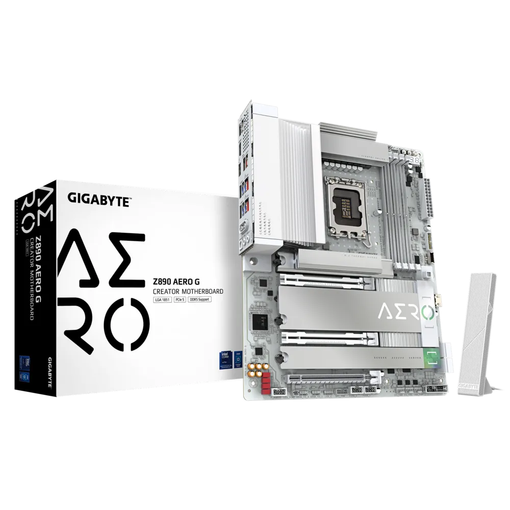 MAINBOARD/GIGABYTE Z890 AERO G LGA1851/DDR5 DUAL-CHAN PCI5 5.0 WIFI 7 - SMART BUSINESS