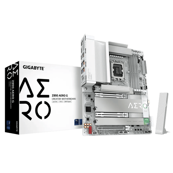 MAINBOARD/GIGABYTE Z890 AERO G LGA1851/DDR5 DUAL - CHAN PCI5 5.0 WIFI 7 Z890 AERO G - SMART BUSINESS
