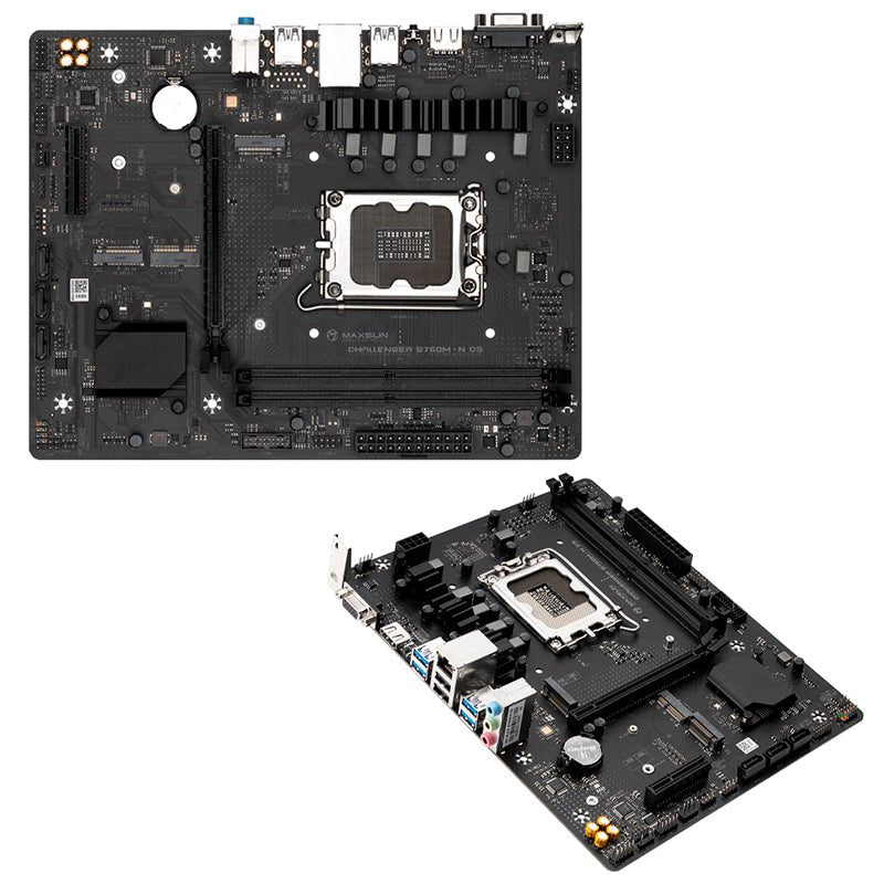 MOTHERBOARD MAXSUN CHALLENGER B760M - N D5, CHIPSET INTEL B760, LGA1700, MATX de Maxsun | first_variant_option_1 — Envío inmediato