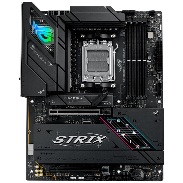 PLACA MADRE ASUS ROG STRIX B850-F GAMING WIFI – ATX, SOCKET AM5, CHIPSET B850, DDR5 8000+ OC, 4 RANURAS DIMM, WIFI 7 + ETHERNET 2.5 GB, PCIE 5.0 X16 Y 4 RANURAS M.2