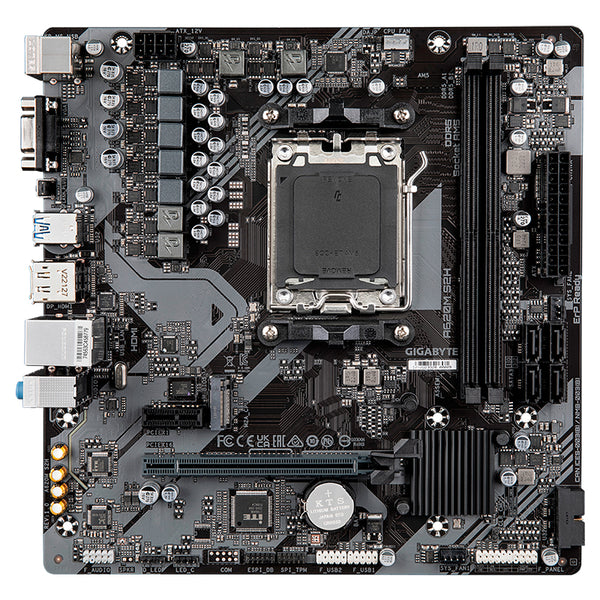 PLACA BASE ASUS A620M-S2H AM5 MICRO-ATX • COMPATIBLE CON PROCESADORES AMD RYZEN SERIE 7000 • 2X DDR5 HASTA 64GB • HDMI/DISPLAYPORT • M.2 NVME • SATA3 • LAN GIGABIT