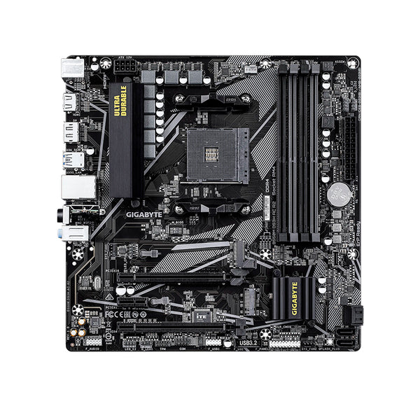 PLACA BASE GIGABYTE B550M DS3H AC R2 AM4 MICRO-ATX • COMPATIBLE CON AMD RYZEN 5000/4000/3000 G-SERIES • 4X DDR4 HASTA 128GB • WIFI AC INTEGRADO • PCIE 4.0 • HDMI/DVI • SATA3/M.2 NVME