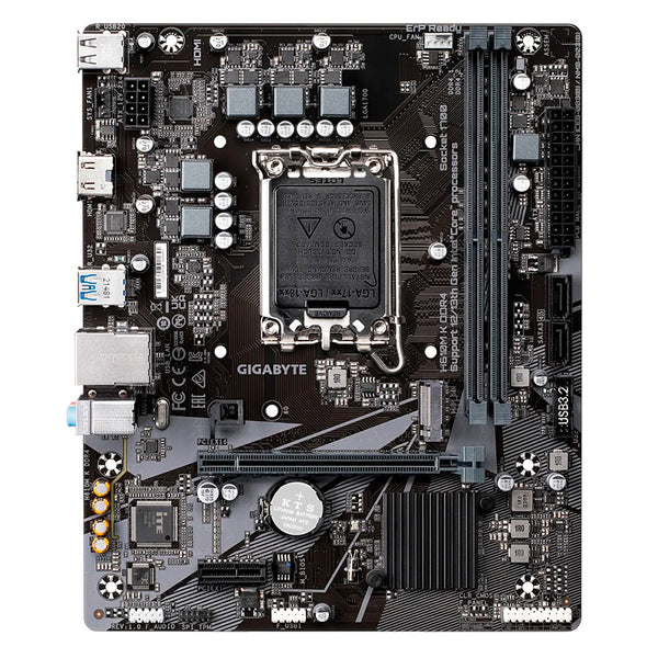 PLACA BASE MSI H610M-K DDR4 • CHIPSET INTEL H610 • COMPATIBLE CON PROCESADORES INTEL CORE SERIE 13/12 • DDR4 HASTA 128GB • PCIE 4.0 • LAN GIGABIT • MICRO-ATX