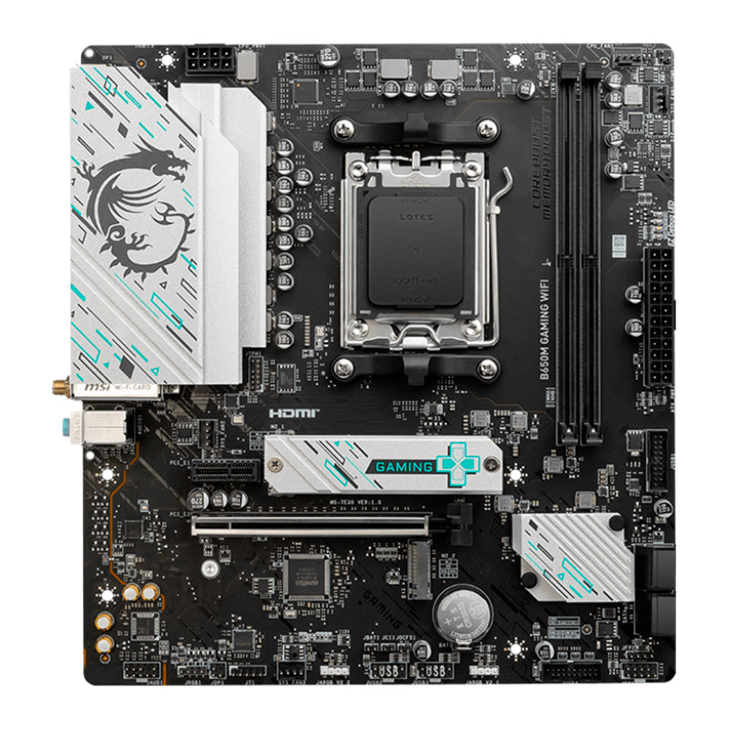 MOTHERBOARD MSI B650M GAMING WIFI, CHIPSET AMD B650, SOCKET AMD AM5, MATX
