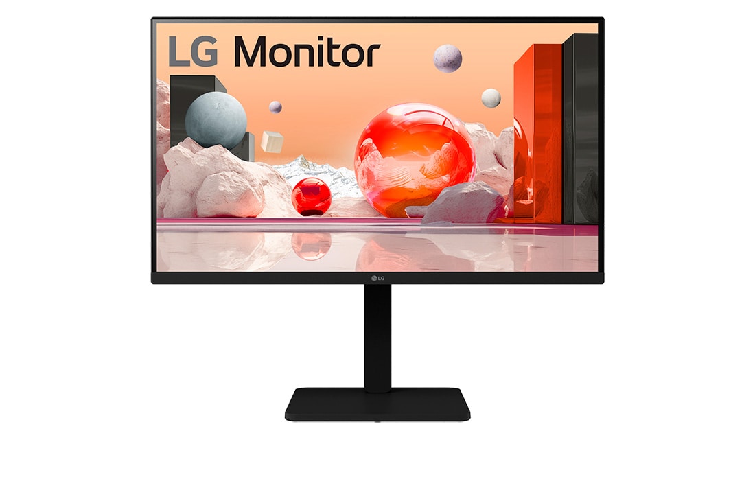 MONITOR LG LED IPS 27BA550-B: 27 PULGADAS, 100HZ, FHD, CONEXIONES HDMI, DP, VGA, 4 PUERTOS USB, IDEAL PARA PRODUCTIVIDAD.