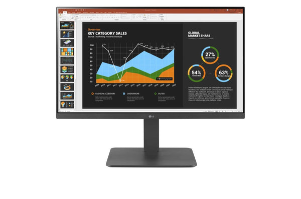 MONITOR LG LED 24" B2B IPS 24BR650 PIVOT USB TIPOC DAISY CHAIN