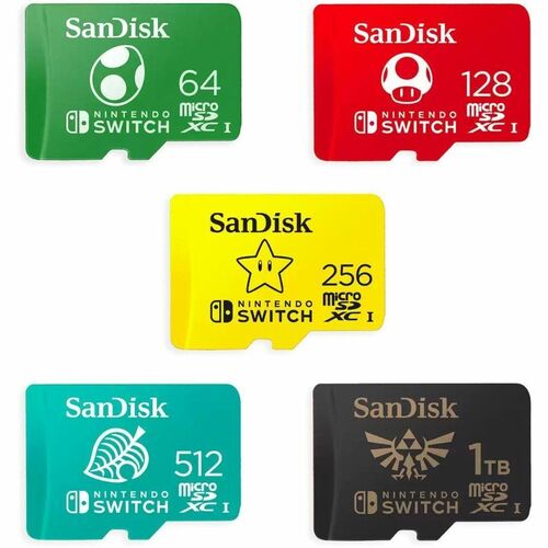 MEMORIA FLASH MICROSDXC SANDISK, 128GB CON LICENCIA OFICIAL PARA NINTENDO SWITCH SDSQXAO-128G-GNCZN - SMART BUSINESS