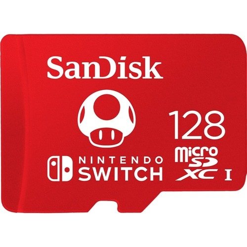 MEMORIA FLASH MICROSDXC SANDISK, 128GB CON LICENCIA OFICIAL PARA NINTENDO SWITCH SDSQXAO-128G-GNCZN - SMART BUSINESS