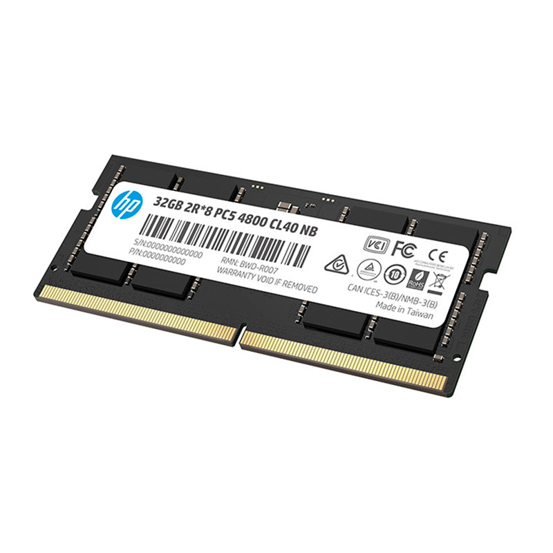 MEMORIA HP X1 SODIMM DDR5-4800MHZ, PC5-38400, 32GB, CL40, 1.1 V, 260-PIN. - SMART BUSINESS