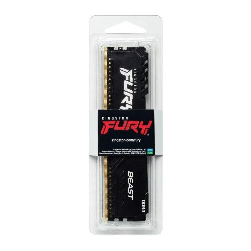 MEMORIA KINGSTON FURY BEAST, 8GB, DDR4-3200MHZ, PC4-25600, CL16, 1.35V, 288-PINES, XMP 2.0 - SMART BUSINESS