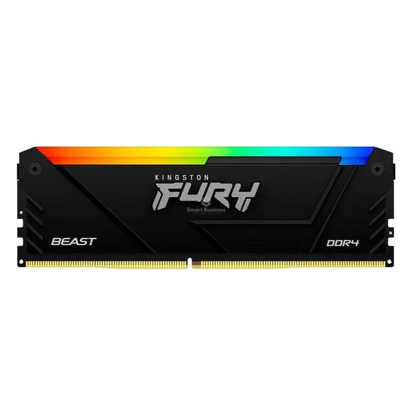 Memoria Kingston Fury Beast Rgb Black 8Gb Ddr4-3200 Mhz, Pc4-25600, Cl16, 1.35V, Non-Ecc - SMART BUSINESS
