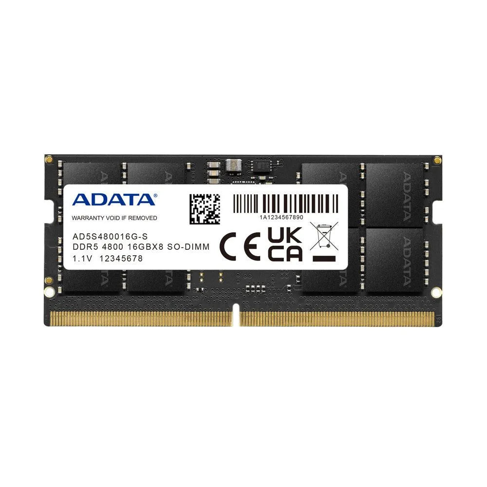 MEMORIA RAM ADATA DDR5, 4800MHZ, 16GB, ON-DIE ECC, SO-DIMM - SMART BUSINESS