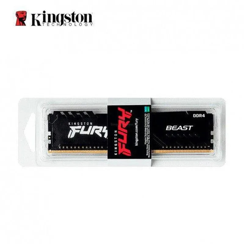 Memoria Ram Kingston Ddr5 8Gb, Frecuencia 5200 Mhz, Fury Beast Negro, Para Computadora De Escritorio (Kf552C40Bb-8) - SMART BUSINESS