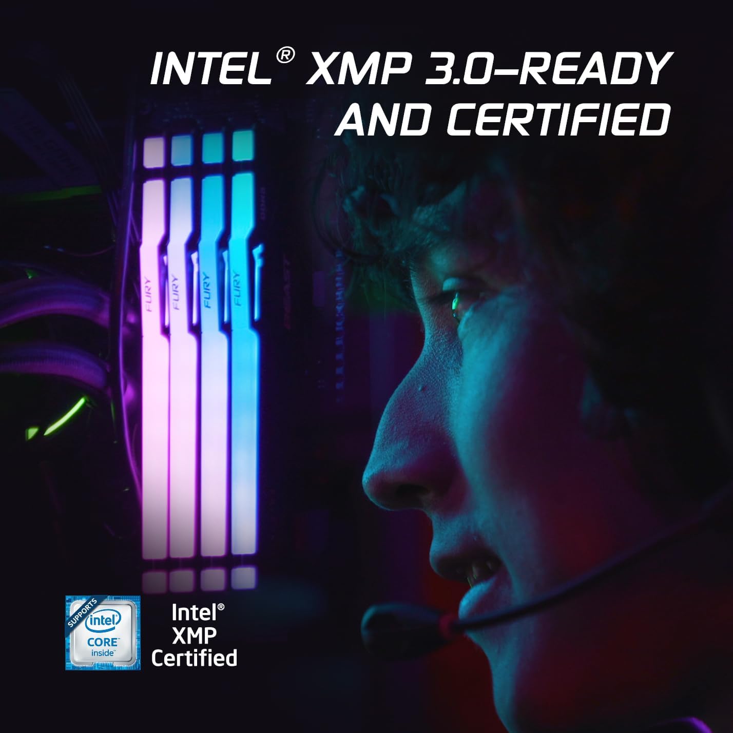 MEMORIA RAM KINGSTON MEM RAM 16G KF RGB 6.40G N KF564C32BBEA-16 - SMART BUSINESS