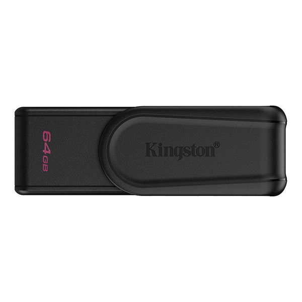 MEMORIA USB KINGSTON 64GB DTXS/64GB DATATRAVELER EXODIA S, USB 3.2 GEN 1, ALTA VELOCIDAD, TAPA PROTECTORA, COLOR NEGRO, IDEAL PARA USO DIARIO Y BACKUP DTXS/64GB - SMART BUSINESS