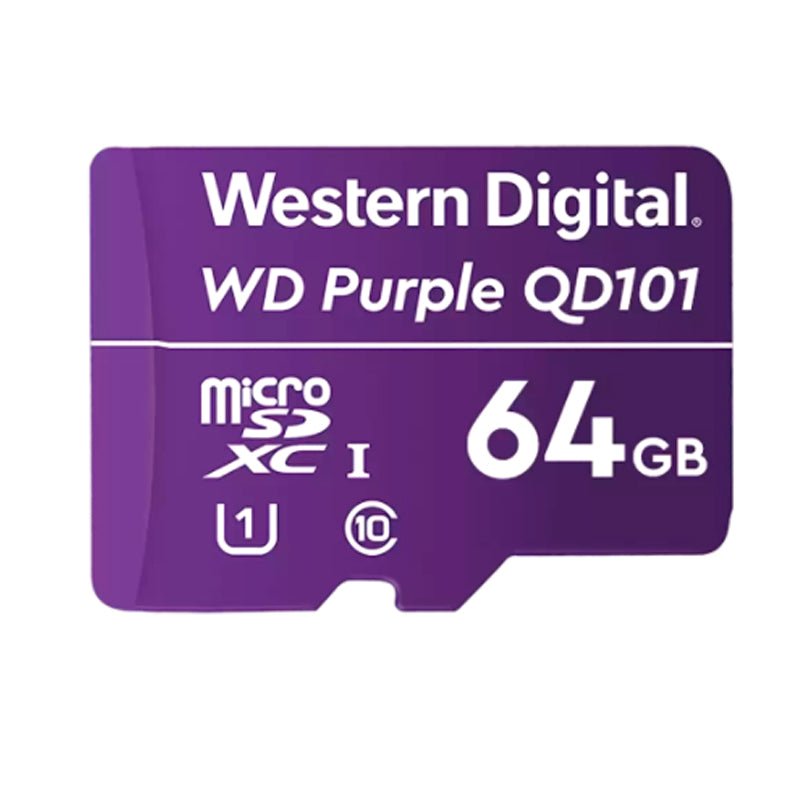 MEMORIAS EXTERNA WESTERN DIGITAL WD PURPLE SC QD101 WDD064G1P0C - TARJETA DE MEMORIA FLASH - 64 GB WDD064G1P0C - SMART BUSINESS